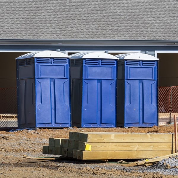 do you offer hand sanitizer dispensers inside the portable toilets in Rollin Michigan